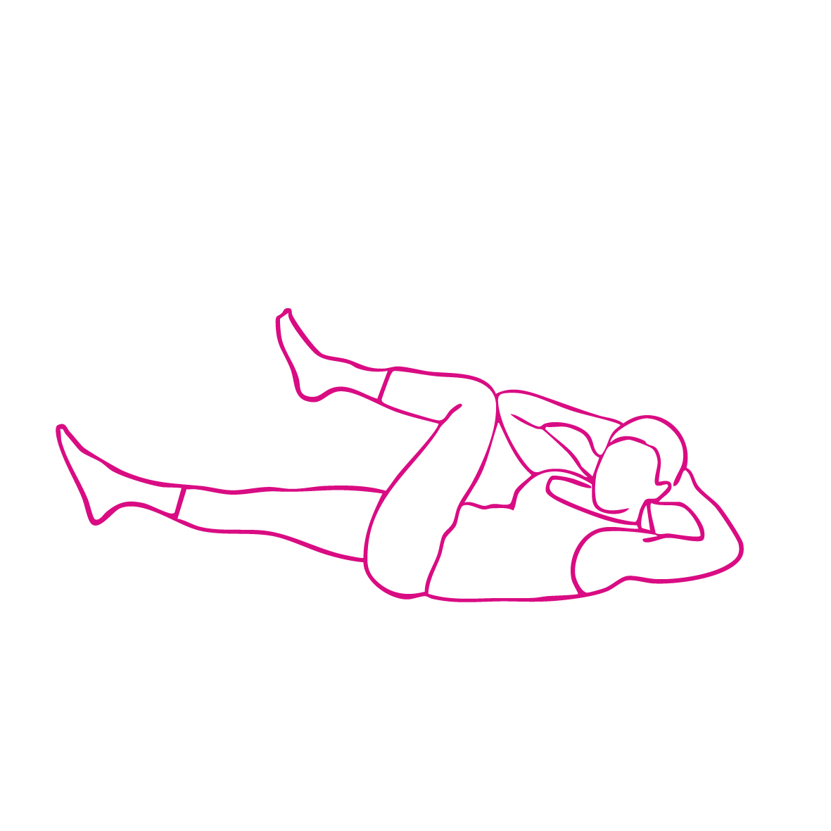 Illustration of a floor-based adapted exercise